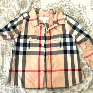 Burberry 18mo Boys Nova Check  Shirt